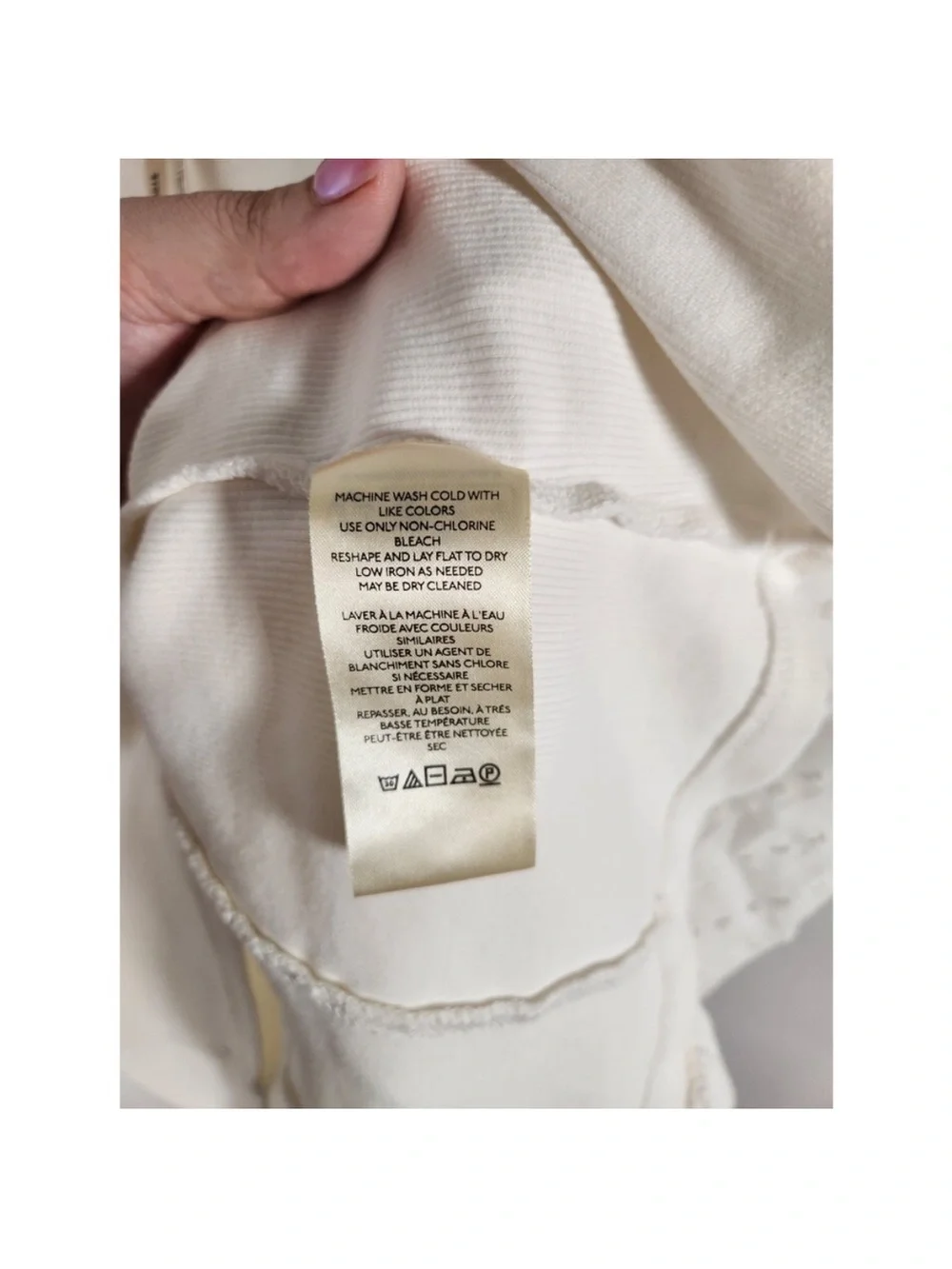 By Anthropologie White Puff Sleeve Structured V-Neck Women’s Blouse Size 3X